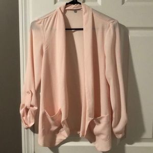 Blush pink blazer